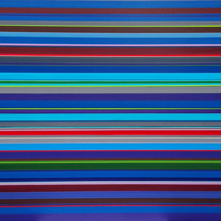 Horizonte, ZM3, 2023, Acryl auf HDF, 50x70 cm